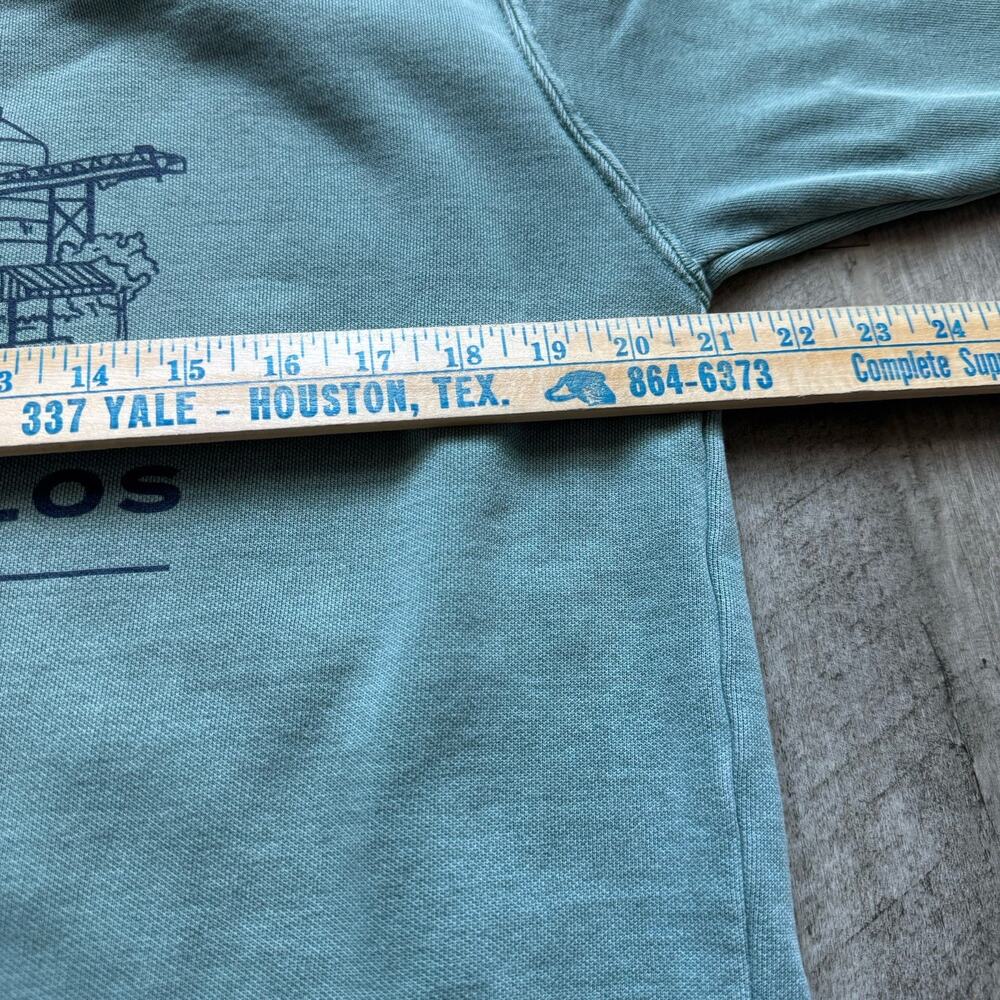 Magnolia Womens Sweatshirt Joanna Gaines The Silos Green Comfort Colors Medium - Picture 7 of 8